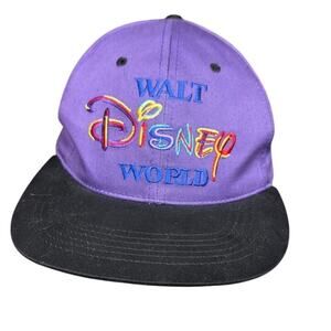 New with Tags Vintage Goofy's Adult 100% Cotton Walt Disney World Snap Back Hat